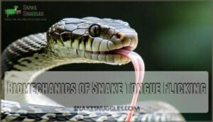biomechanics of snake tongue flicking