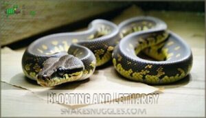 bloating and lethargy