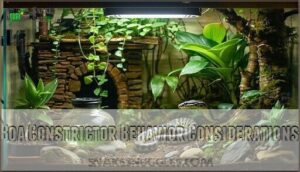 boa constrictor behavior considerations