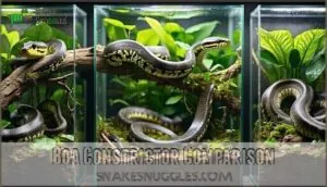 boa constrictor comparison boa constrictor comparison