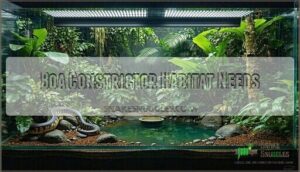 boa constrictor habitat needs