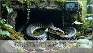 brumation temperature range