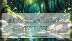 can snakes eat turtles or turtle eggs