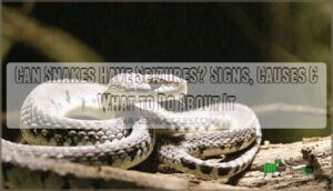 can snakes have seizures