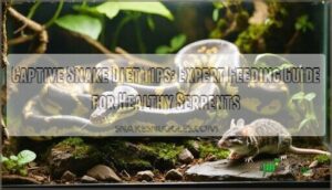 captive snake diet tips