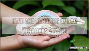 care and handling of non venomous snakes