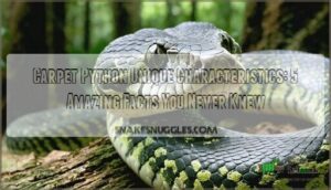 carpet python unique characteristics