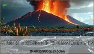 catastrophic eruptions and mass extinctions