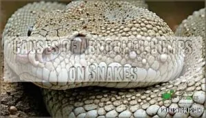 causes of abnormal bumps on snakes causes of abnormal bumps on snakes