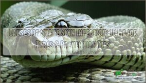 causes of snake skin infection