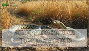 cerrado savanna: habitat for terrestrial snake species