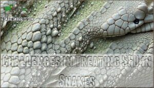 challenges in treating sfd in snakes