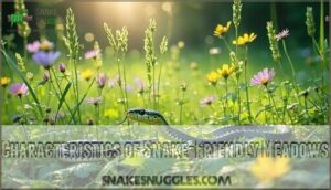 characteristics of snake-friendly meadows