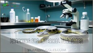 checking for internal parasites