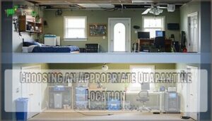 choosing an appropriate quarantine location