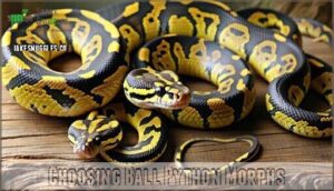 choosing ball python morphs