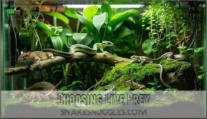 choosing live prey