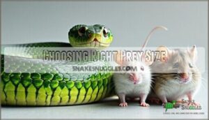 choosing right prey size