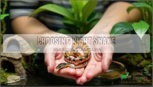 choosing right snake