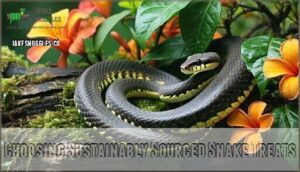 choosing sustainably sourced snake treats