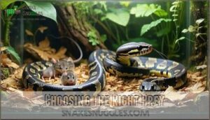 choosing the right prey