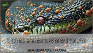common bacterial species involved
