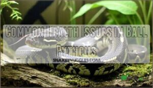 common health issues in ball pythons