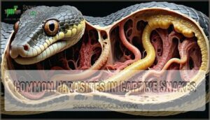 common parasites in captive snakes