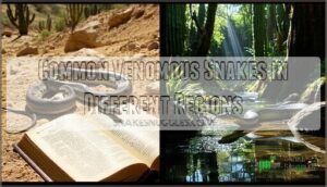 common venomous snakes in different regions