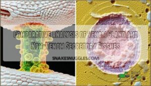 comparative analysis of venom gland and non-venom secretory tissues