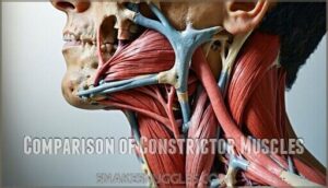 comparison of constrictor muscles