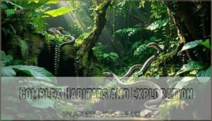 complex habitats and exploration