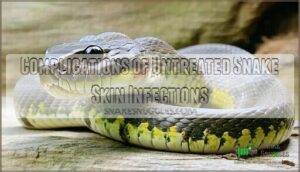 complications of untreated snake skin infections