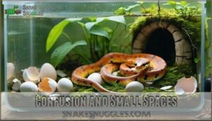 confusion and small spaces