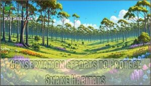 conservation efforts to protect snake habitats