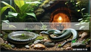 constipation signs
