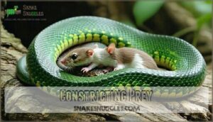 constricting prey