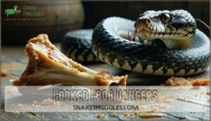cooked food dangers