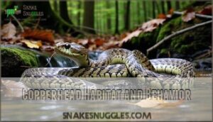 copperhead habitat and behavior