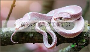 coral snow corn snake