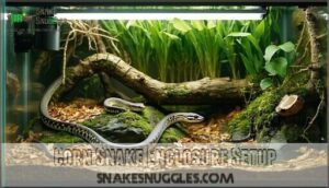 corn snake enclosure setup