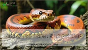 corn snake physical characteristics