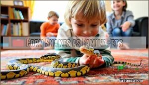 corn snakes as family pets