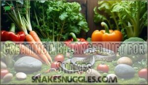 creating a balanced diet for snakes
