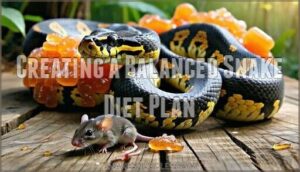 creating a balanced snake diet plan