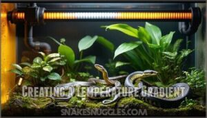 creating a temperature gradient
