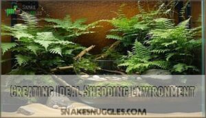 creating ideal shedding environment