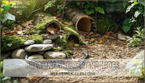 creating shelter and hides