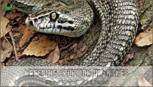 creeping eruption in snakes