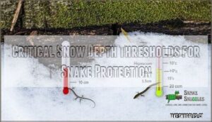critical snow depth thresholds for snake protection